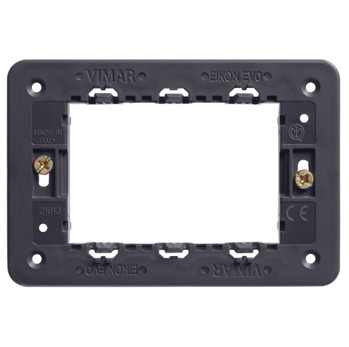 [SOP-VIM-21613] SOPORTE CON TORNILLOS 3 MODULOS REF. 21613 SERIE EIKON MARCA VIMAR