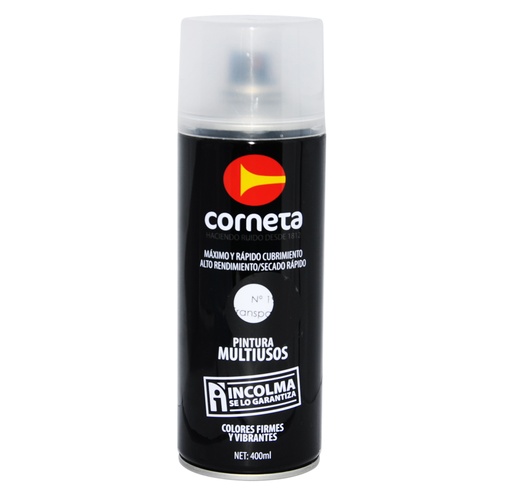 [SPR-COR-191] SPRAY AERESOL ESMALTE COLOR TRANSPARENTE MATE DE 400 ML REF. SPRAY-191 MARCA CORNETA