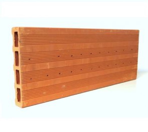 [TAB-TUR-4X25X60] TABLERO PARA TECHO DE ARCILLA 4 CM X 25 CM X 60 CM (5.70 KG) UNIDAD MARCA TURAGUA