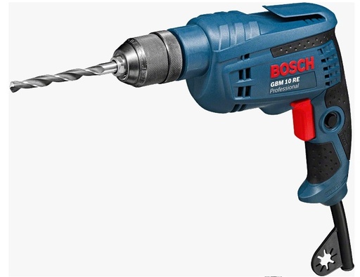 [TAL-BOS-GBM10RE] TALADRO PERCUTOR 3/8" 600W 0-2600RPM SIN PERC. CAJA REF. GBM10RE / 865700 / 738231 MARCA BOSCH