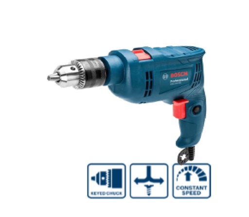 [TAL-BOS-GSB550-M] TALADRO PERCUTOR 1/2" 550W VVR 3100 RPM C/MALETIN + EXTRA REF. GSB550RE/ 865632 / 872223 MARCA BOSCH