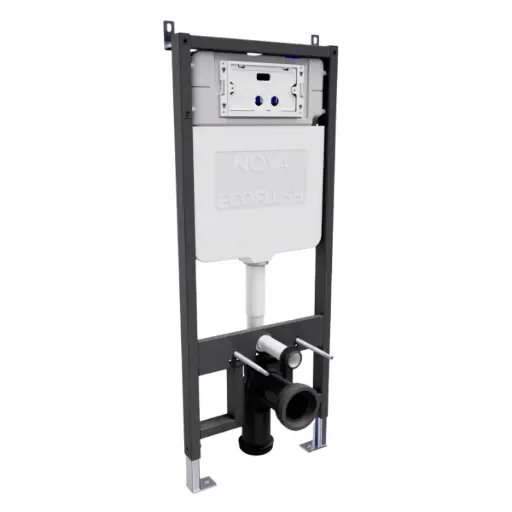 [TAN-NOV-NVCIS9125] TANQUE EMPOTRADO A PARED ECOFLUSH ESTANDAR DN90 + KIT CONEXION 2 PZ + ALIM REF. NVCIS9125 MARCA NOVA