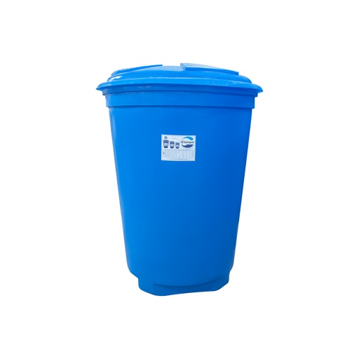 [TAN-QTA-TCL-1000-64] TANQUE CONICO LISO 1000 LTS COLOR AZUL OSCURO MARCA Q TANQUE
