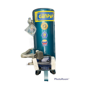 [TAN-RES-540AZ] KIT DE TANQUE CILINDRICO 540 LTS +BOMBA GENPAR 1/2" ABAJO+PRESSCONTROL +CONEX. DONSEN AZUL RESINCA