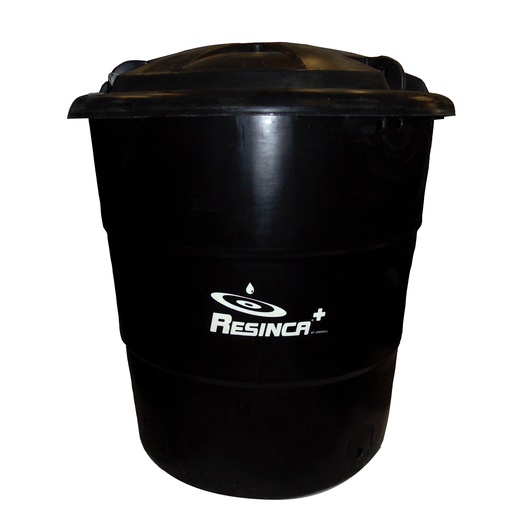 [TAN-RES-EUR1300-N] TANQUE DE AGUA CAP. 1.300 LTS MOD. EURO TANQUE NEGRO ( 1.26 X 1.12 MTS ) MARCA RESINCA