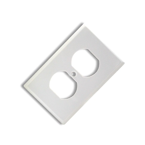 [TAP-FER-TAP-26] TAPA PLASTICA PARA TOMA 270 COLOR BLANCO DOBLE REF.TAP-26 MARCA FERMETAL