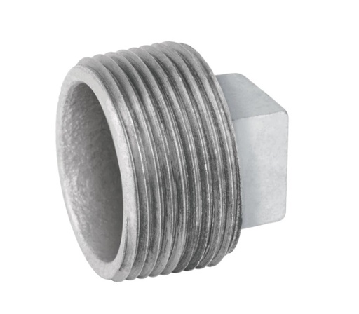 [TAP-INF-TAP-0007] TAPON GALVANIZADO 4" ROSCADO ( UNIDAD ) REF. TAP-0007 MARCA INFINITY