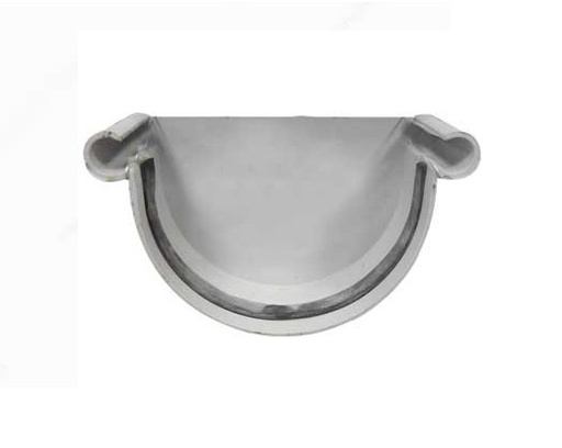 [TAP-URA-CAN9315] TAPA PARA CANAL REDONDA DE LLUVIA PVC COLOR GRIS REF. CAN9315 MARCA URAPLAST