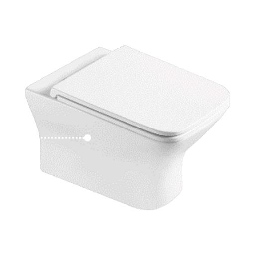 [TAZ-NOV-NV-WC2274] TAZA WC NEO SQUARE RIMLESS SUSPENDIDA COLOR BLANCO REF. NV-WC2274 MARCA NOVA