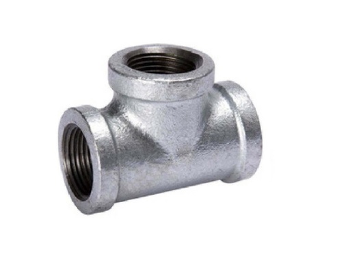 [TEE-INF-TEE-0005] TEE GALVANIZADO 2" ROSCADA ( UNIDAD ) REF. TEE-0005 MARCA INFINITY