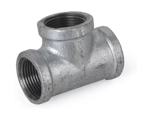 [TEE-INF-TEE-0012] TEE REDUCCION GALVANIZADO 1" X 1/2" ( UNIDAD ) REF. TEE-0012 MARCA INFINITY