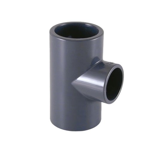 [TEE-UNI-C062233G] TEE REDUCIDA DE PVC AF ASTM SCH40 1" X 3/4" REF. C062233G MARCA UNITECA