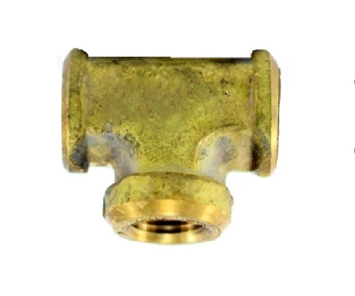 [TEE-VEN-1469] TEE DE LATON FLARE 45° INVERTIDA 5/16" REF. 44-WV-10 MARCA VENEPRO