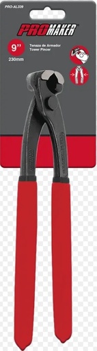 [TEN-PRO-AL339] TENAZA D/ARMADOR CABILLERO C/FORRO 9" REF. PRO-AL339 MARCA PROMAKER