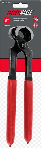[TEN-PRO-AL340] TENAZA CORTE FRONTAL C/FORRO ECONO. 8" REF. PRO-AL340 MARCA PROMAKER