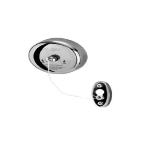 [TEN-QM-14.100.1611] TENDEDERO RETRACTIL DE PARED PARA ROPA COLOR PULIDO MARCA QUALITY METAL