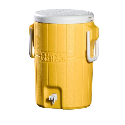 [TER-DEC-15L-A] TERMO POPOTAMO PARA AGUA DE 15 LTS 40 CM X 35 CM COLOR AMARILLO MARCA DECOCAR
