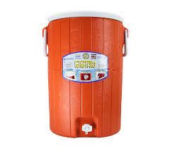 [TER-DEC-44L-N] TERMO POPOTAMO PARA AGUA DE 44 LTS 58.5 CM X 44 CM C/ NARANJA REF. PTE-TE44 120448 / 0616009 DECOCAR
