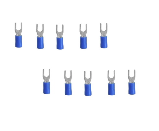 [TER-HJ-EMP147] TERMINAL TIPO HORQUILLA AZUL 1/8 16-14 AWG (BLISTER 10 UNDS) REF. EMP147 / 256386 MARCA HJ