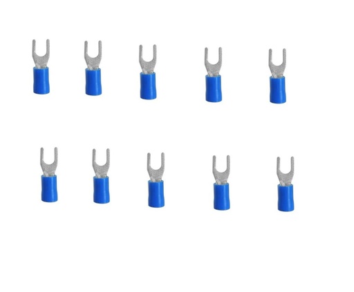 [TER-HJ-EMP148] TERMINAL TIPO HORQUILLA AZUL 5/32 16-14 AWG (BLISTER 10 UNDS) REF. EMP148 / 256393 MARCA HJ