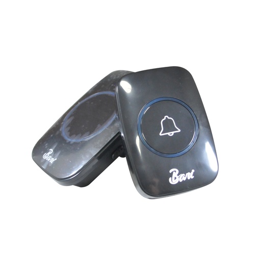 [TIM-BAR-TIM.01.01] TIMBRE INALAMBRICO DOMESTICO NEGRO REF. TIM.01.01 MARCA BARI