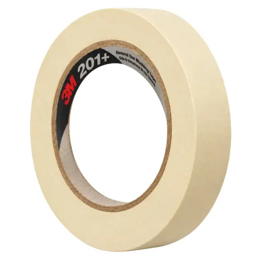 [TIR-3M-201-3.4] TIRRO O CINTA DE ENMASCARAR DE 3/4" X 55 MTS BLANCO MASKING TAPE 201 REF. 201+3.4 MARCA 3M