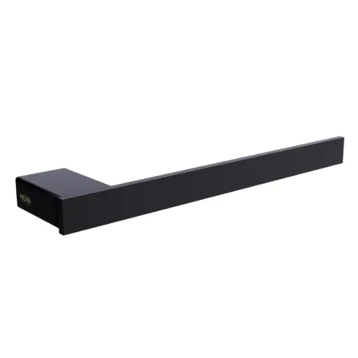 [TOA-NOV-NVACC1158] TOALLERO DE BARRA ACERO INOXIDABLE 24 CM SERIE LINE ACC NOIR / NEGRO REF. NVACC1158 NOVA