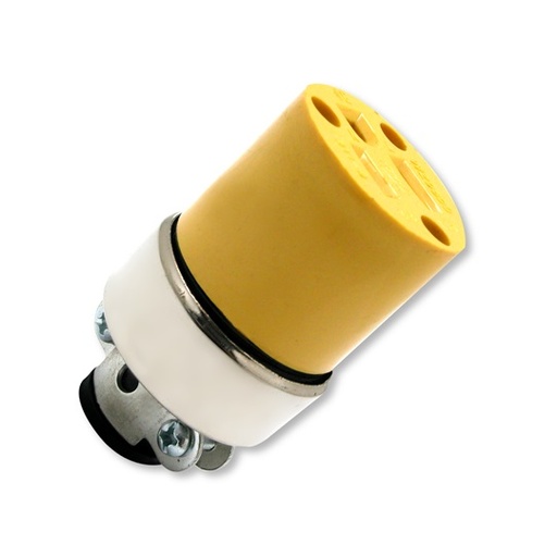 [TOM-FER-TOM-04] TOMA AEREA DE VIVIL Y METAL POLARIZADA 15 A 110 - 130 V REF. TOM-04 MARCA FERMETAL