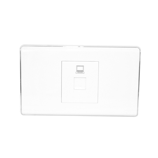 [TOM-IGO-A6073] TOMA PARA RED/PC COLOR BLANCO/METAL REF. A6073 MARCA IGOTO