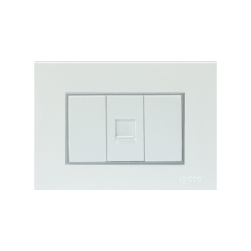 [TOM-IGO-Z408-W] TOMA PARA PC COLOR BLANCO REF. Z408-W MARCA IGOTO