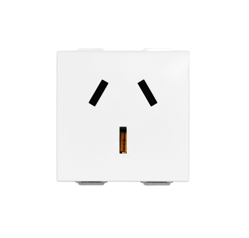 [TOM-VIM-09253] TOMA CORRIENTE 2P + T 20A 120-250V (220V) ( TACO ) ( PATA GALLINA ) NEVE REF. 09253 VIMAR