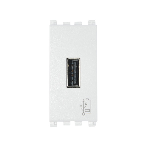 [TOM-VIM-19292.B] TOMA USB A UNIDAD ( TACO ) DE ALIMENTACION 5V 1.5 A 1MOD SERIE ARKE COLOR BLANCO REF-19292.B VIMAR