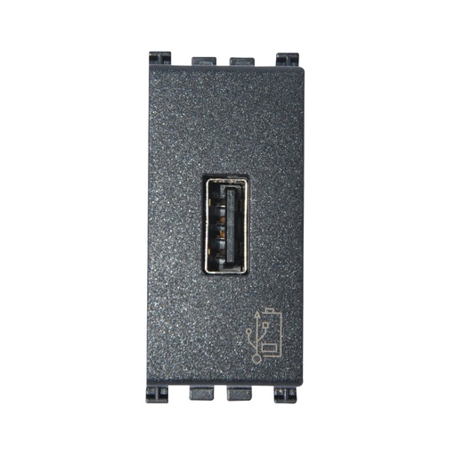 [TOM-VIM-19292] TOMA USB A UNIDAD ( TACO ) DE ALIMENTACION 5V 1.5 A 1MOD SERIE ARKE COLOR GRIS REF-19292 MARCA VIMAR