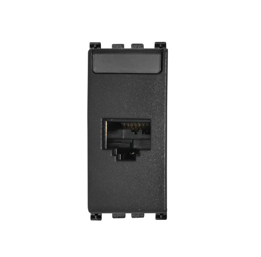 [TOM-VIM-19339.13] TOMA DE CONECTOR RJ45 NETSAFE 8 CONTACTO CAT6E SERIE ARKE COLOR GRIS REF. 19339.13 MARCA VIMAR