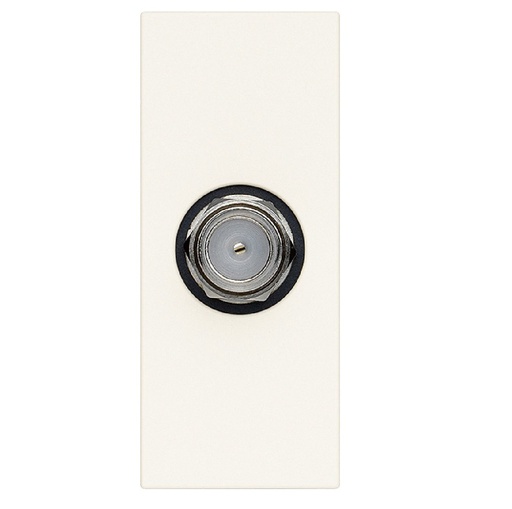 [TOM-VIM-30318.B] TOMA DE CONECTOR COAXIAL (TACO) TIPO F (IEC 60169-24) BLANCO SERIE LINEA REF. 30318.B MARCA VIMAR