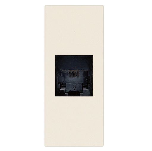 [TOM-VIM-30320.C] TOMA DE CONECTOR RJ11 (TACO) / 6 POSICIONES 4 CONTACTOS CAÑAMO SERIE LINEA REF. 30320.C MARCA VIMAR