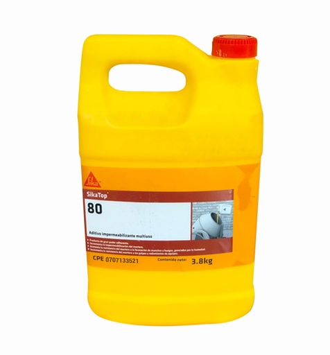 [TOP-SIK-110601] SIKA TOP 80 - 1 GLN ADITIVO IMPERMEABILIZANTE MULTIUSO ADHERENCIA AL CONCRETO REF.000927 MARCA SIKA