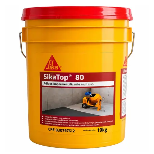 [TOP-SIK-110648] SIKA TOP 80 - 5 GL / PAILA ADITIVO IMPERMEABILIZANTE MULTIUSO ADHERENCIA AL CONCRETO REF.110648 SIKA