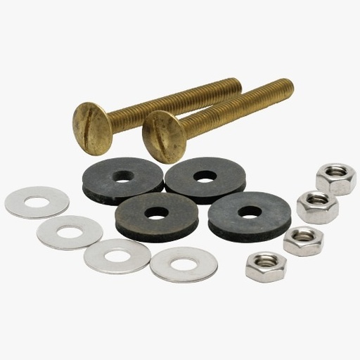 [TOR-FLU-6101] TORNILLOS METALICOS PARA TANQUE DE WC REF. 6101 / 061010 / TOR-710 MARCA FLUIDMASTER