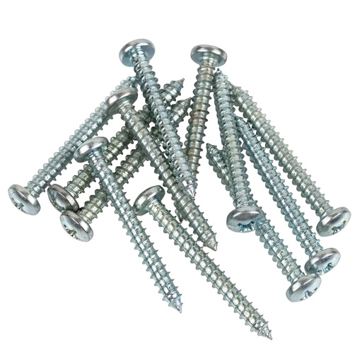 [TOR-HJ-EMP188] TORNILLO AUTORROSCANTE C/ PAN PHILLIPS ZINC 8 X 1" (BLISTER 12 UNDS) REF. EMP188 / 259387 MARCA HJ