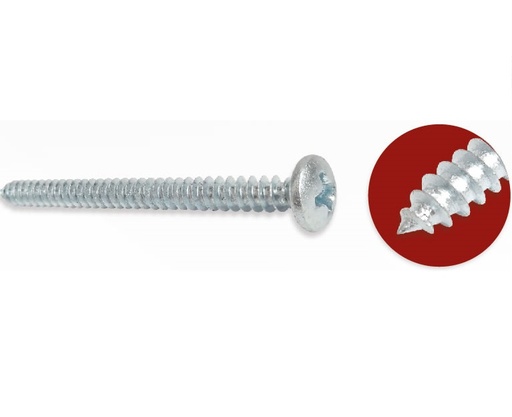 [TOR-MEJ-TCP12X1] TORNILLO TIRAFONDO CABEZA PAN DE 12 MM X 1" UNIDAD ( REF. CAJA 250 UND) REF. 022736 MARCA MEJIA