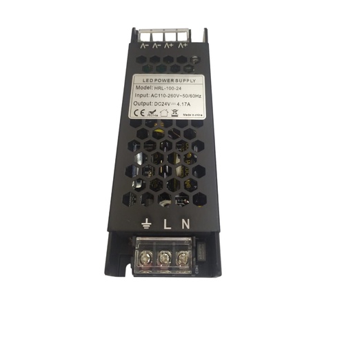 [TRA-LUM-LUM-592] TRANSFORMADOR/ DRIVER DE ENERGIA / FUENTE DE PODER 24V 100W ULTRA THIN HRL-100-24 REF.LUM-592 LUMIND