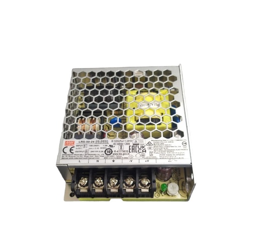 [TRA-LUX-LRS-50-24] TRANSFORMADOR DRIVER / DE ENERGIA / FUENTE DE PODER 24V 50 W 100-240 V REF. LRS-50-24 LUXOLAR