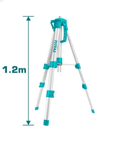 [TRI-TOT-TLLT01152] TRIPODE COMPACTO PARA LASER DE NIVELACION 1.2 M REF. TLLT01152 / 199741 MARCA TOTAL TOOLS