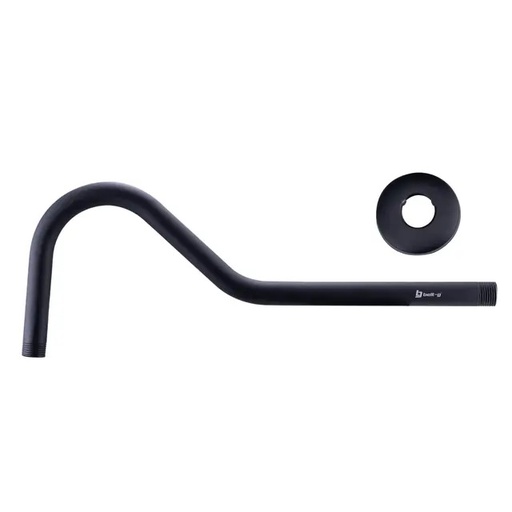 [TUB-BEL-GRI-1947] TUBO LARGO PARA REGADERA 1/2 X CISNE BLACK REF. GRI-1947 MARCA BELT-G