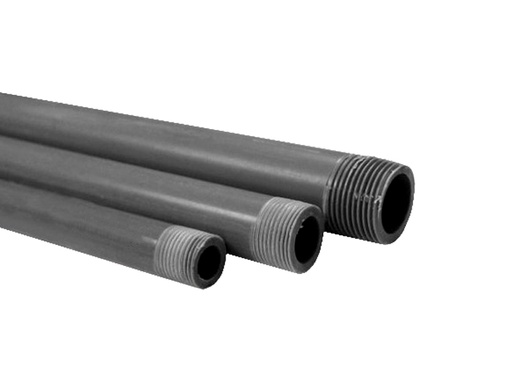 [TUB-INP-TAFS8013] TUBO PVC SCH80 NPT DE 1" X 6 MTS GRIS REF. TAFS8013 MARCA INPLAVEN
