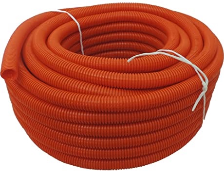 [TUB-TEC-ROJ3.4] TUBO CORRUGADO POLIPROPILENO SMET 3/4" X MTS ( ROLLO 50 MTS) COLOR ROJO MARCA TECNICA MONTE BLANCO