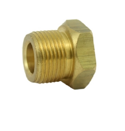 [TUE-VEN-1271] TUERCA DE LATON REG. NITROGENO ROSCA SAE 15/16" REF. D12-V-30 MARCA VENEPRO