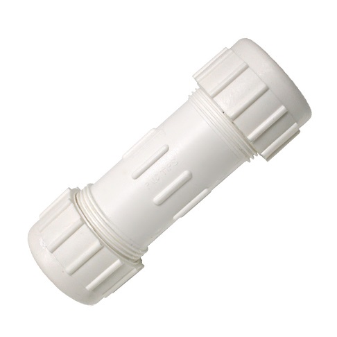 [UNI-FER-UNI-04] UNION / JUNTA DRESSER EN PVC DE 1/2" REF. UNI-04 MARCA FERMETAL