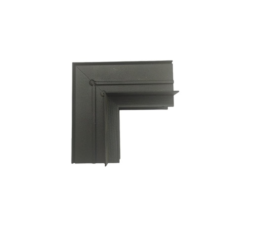 [UNI-ILU-LSANGHE] UNION CONECTOR ANGULO HORIZONTAL NEGRO P/ RIEL TRACK LIGHT P/ EMPOTRAR MAGNETICO ILUMINAK